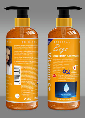 Sapone liquido del corpo di oscurità di Honey Exfoliating Shower Gel Anit dell'albicocca