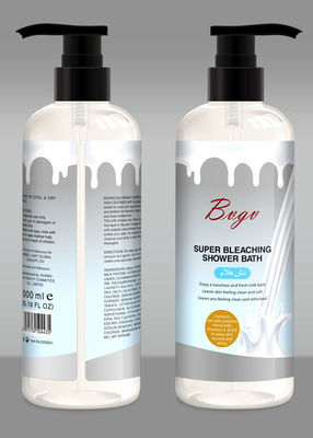 Il liquido del latte del certificato di GMPC insapona la doccia liscia serica della pelle sfrega il gel