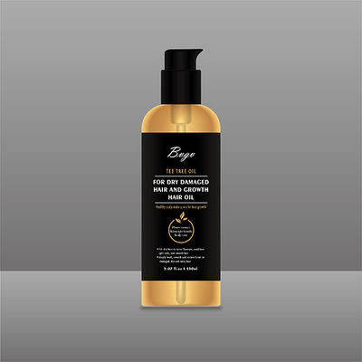 Olio dell'albero del tè per Florida nera nociva asciutta dell'olio per capelli 200ml 7,03 del seme dei capelli di crescita dei capelli. Oz