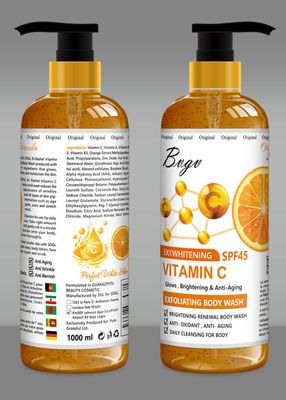 L'ente d'idratazione esfoliante arancio del lavaggio del corpo del gel della doccia di Colleen Fitzpatrick sfrega
